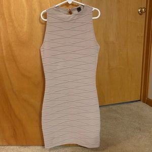 Nude / Tan Bodycon Mini Dress